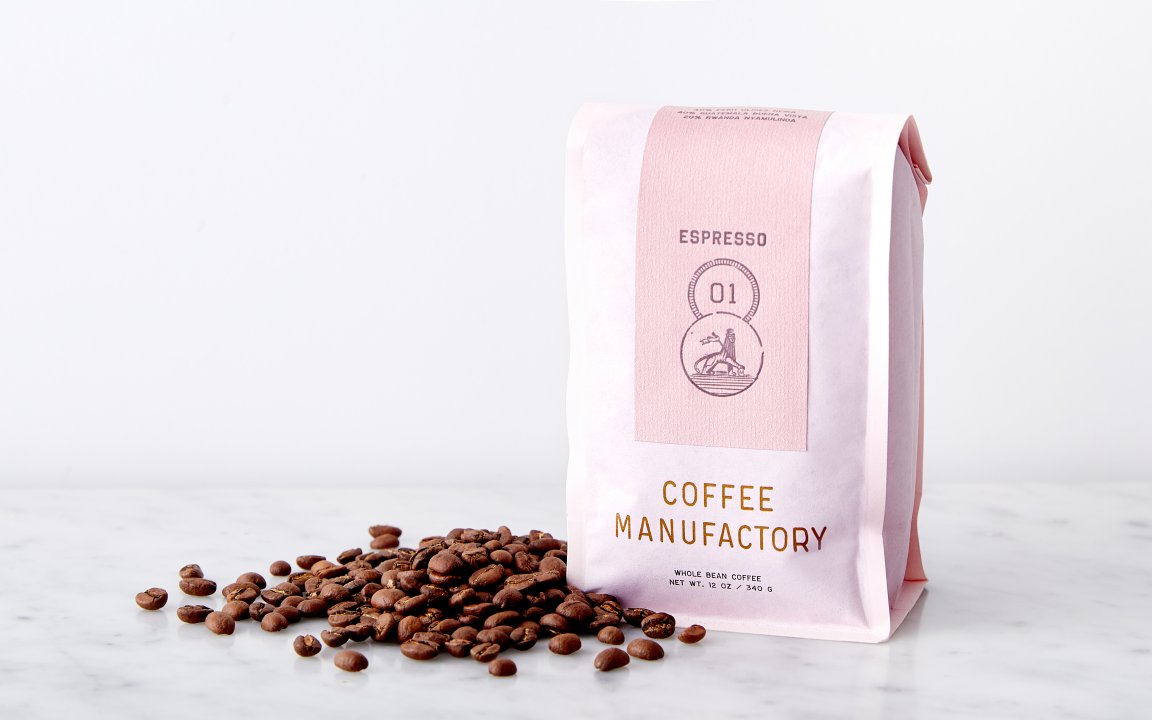 01 Espresso Coffee Beans 12 oz Coffee Manufactory Good Eggs