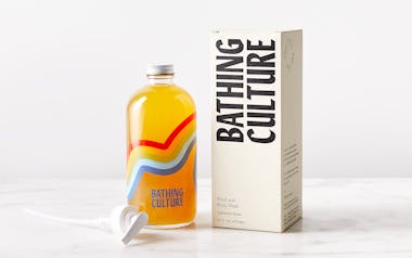 Mind and Body Wash in Refillable Glass Bottle