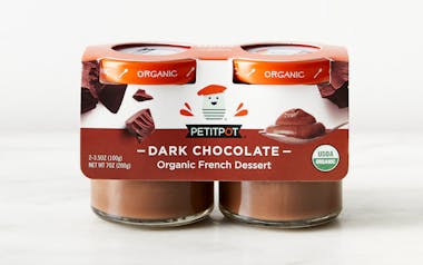 Organic Dark Chocolate French Pudding 2-Pack