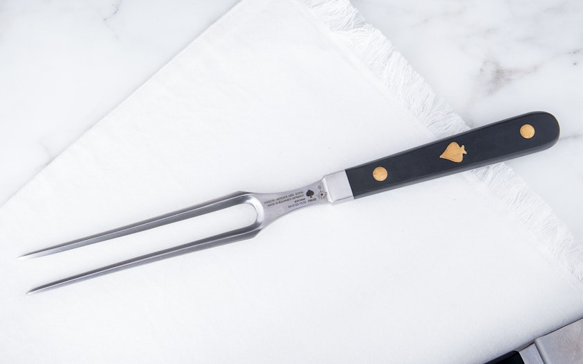 Friedr Herder 5” Old Farmer's Knife Flexible Carbon Steel Cherry Brass –  Bernal Cutlery