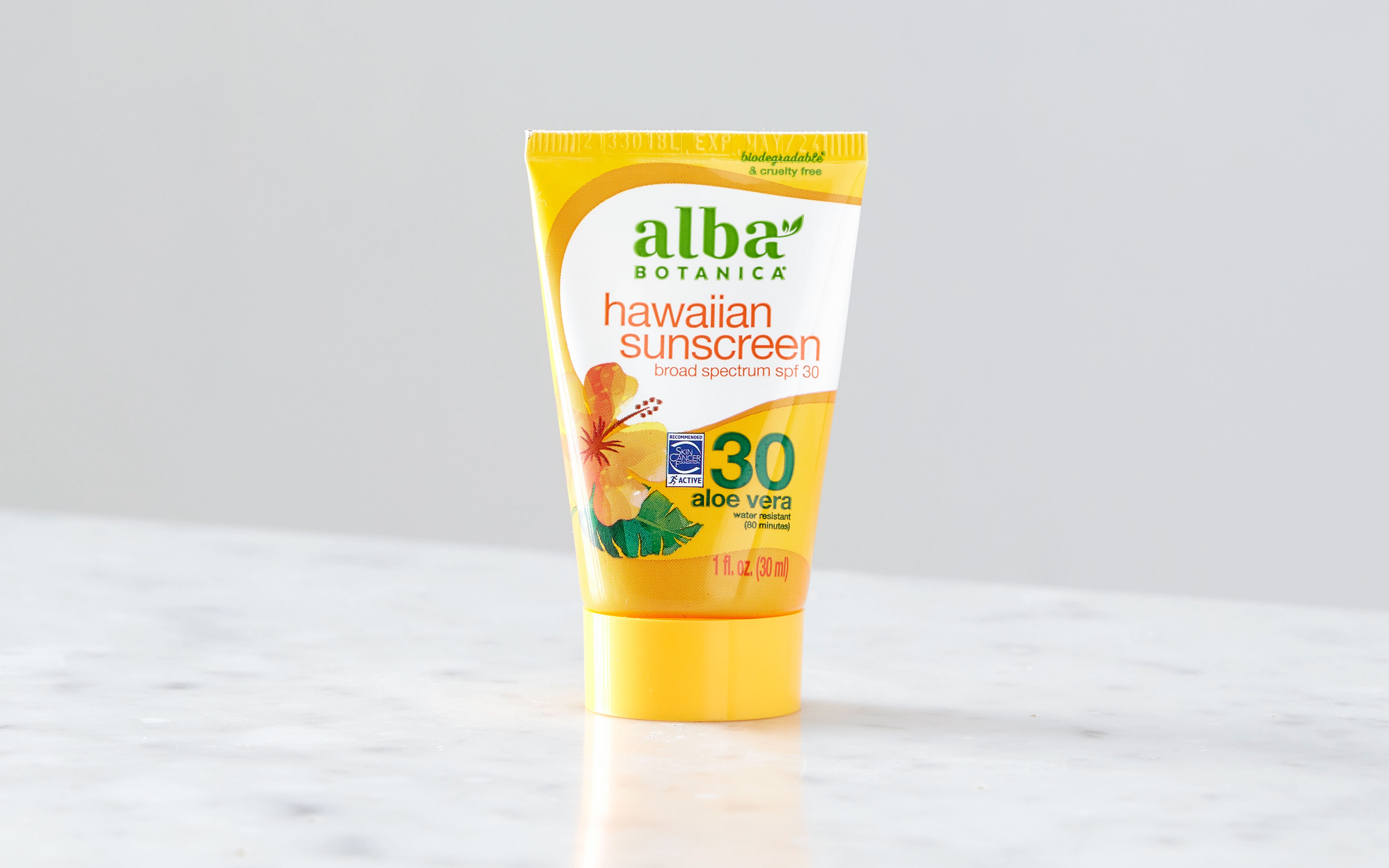 Aloe vera store as a sunscreen