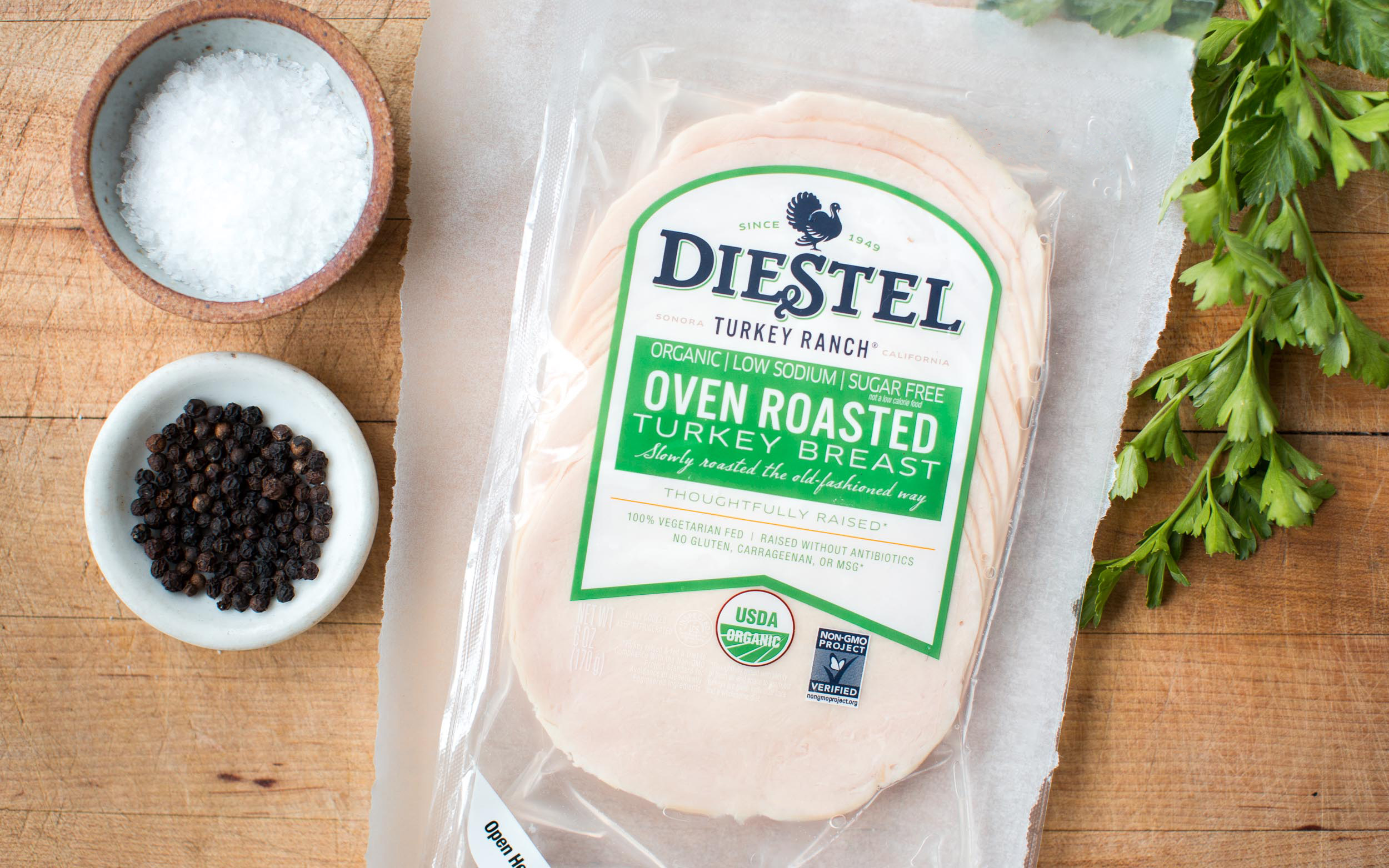 Organic Oven Roasted Turkey 6 oz Diestel Turkey Good Eggs