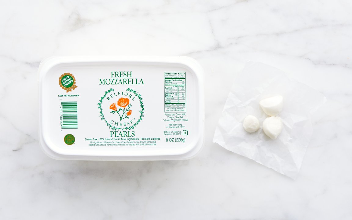 Fresh Mozzarella Pearls 8 oz Belfiore Good Eggs
