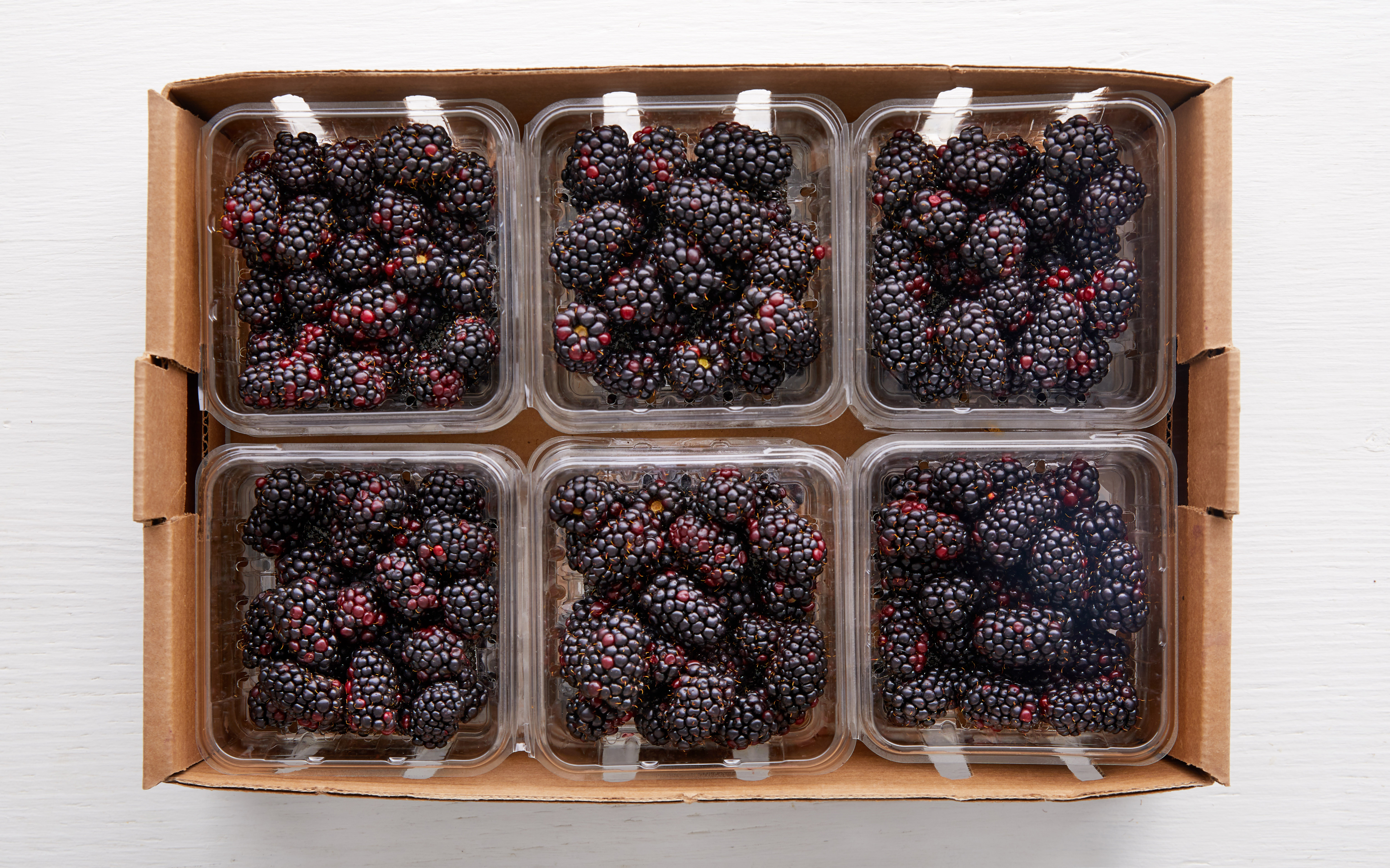 Flat of Organic & Fair Trade Blackberries (Mexico) 4.5 lb From Our