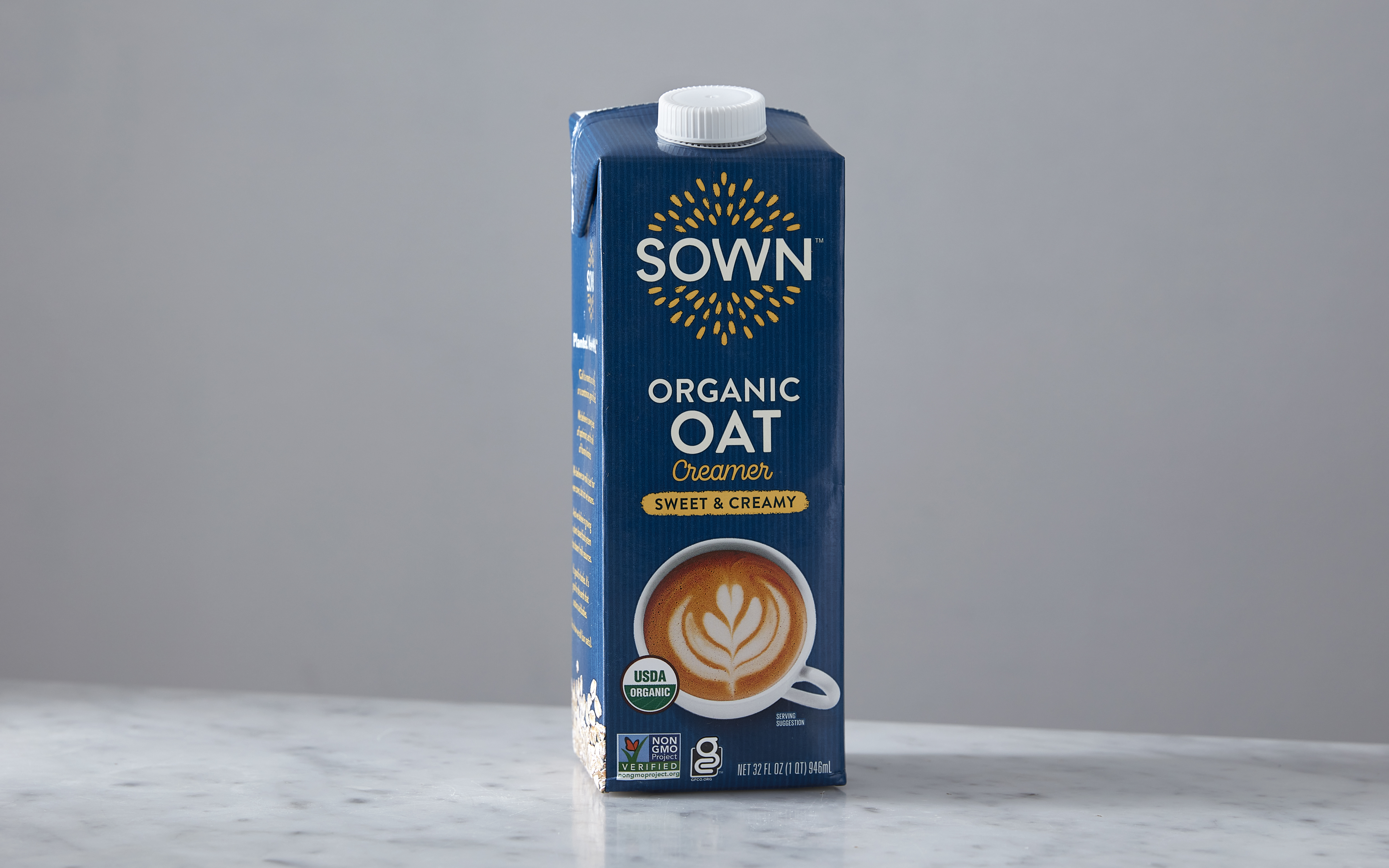 Organic Sweet & Creamy Oat Milk Creamer 32 oz SOWN Good Eggs