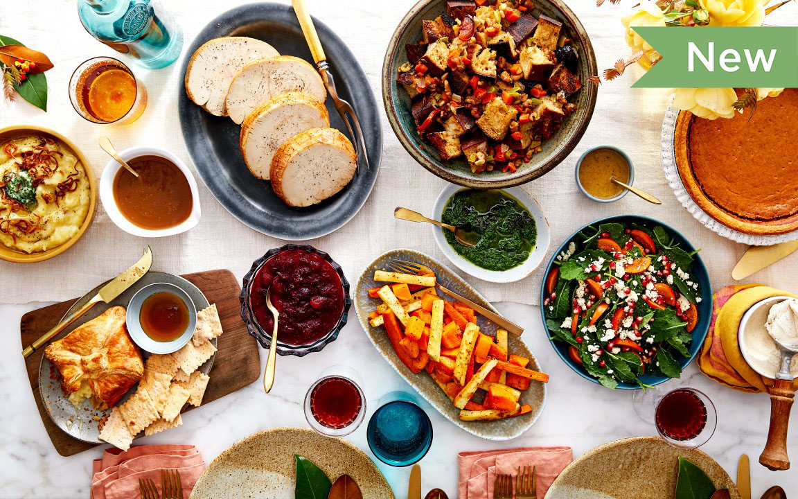 Small Ultimate Thanksgiving Turkey Dinner 4 servings Good Eggs Meal Kits Good Eggs