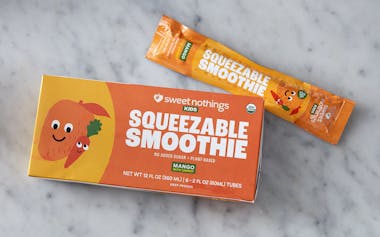 Mango with Carrot Kids Squeezable Smoothies