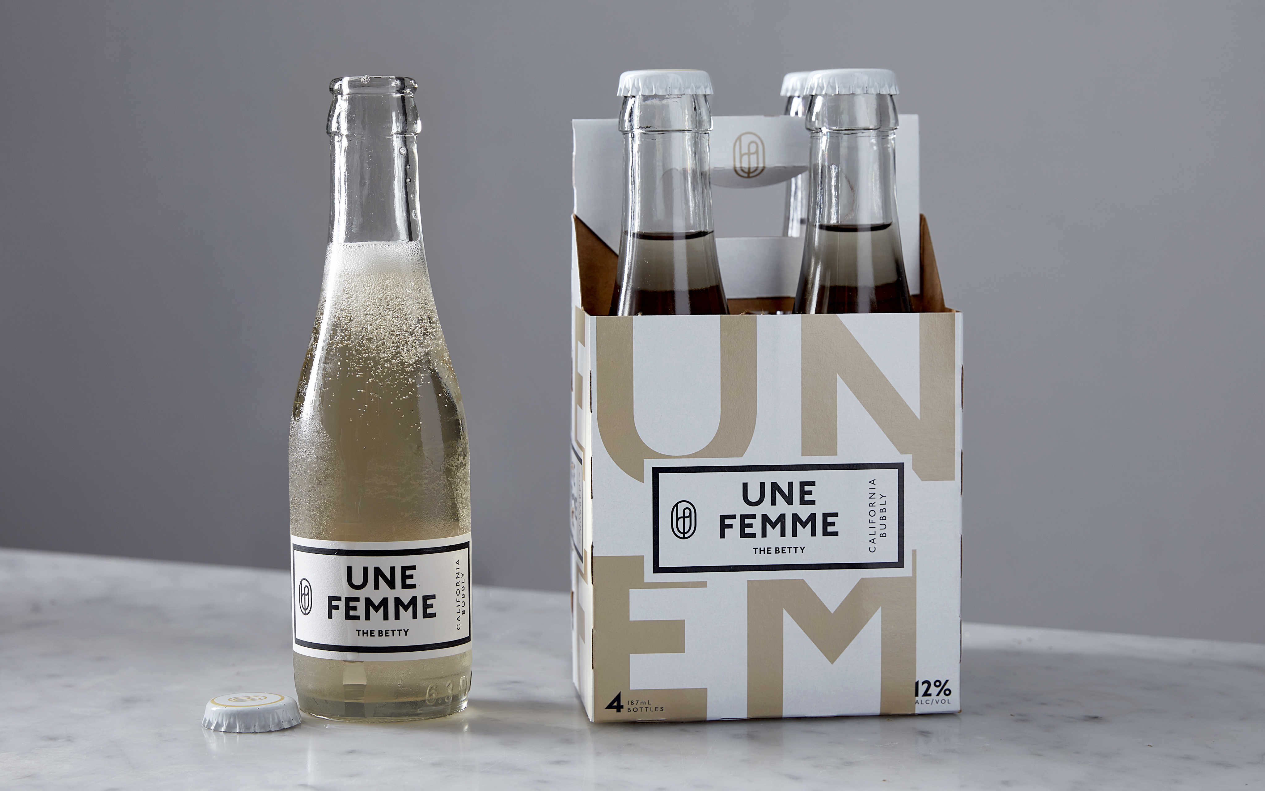 The Betty Sparkling Brut 4 count Une Femme Wines Good Eggs