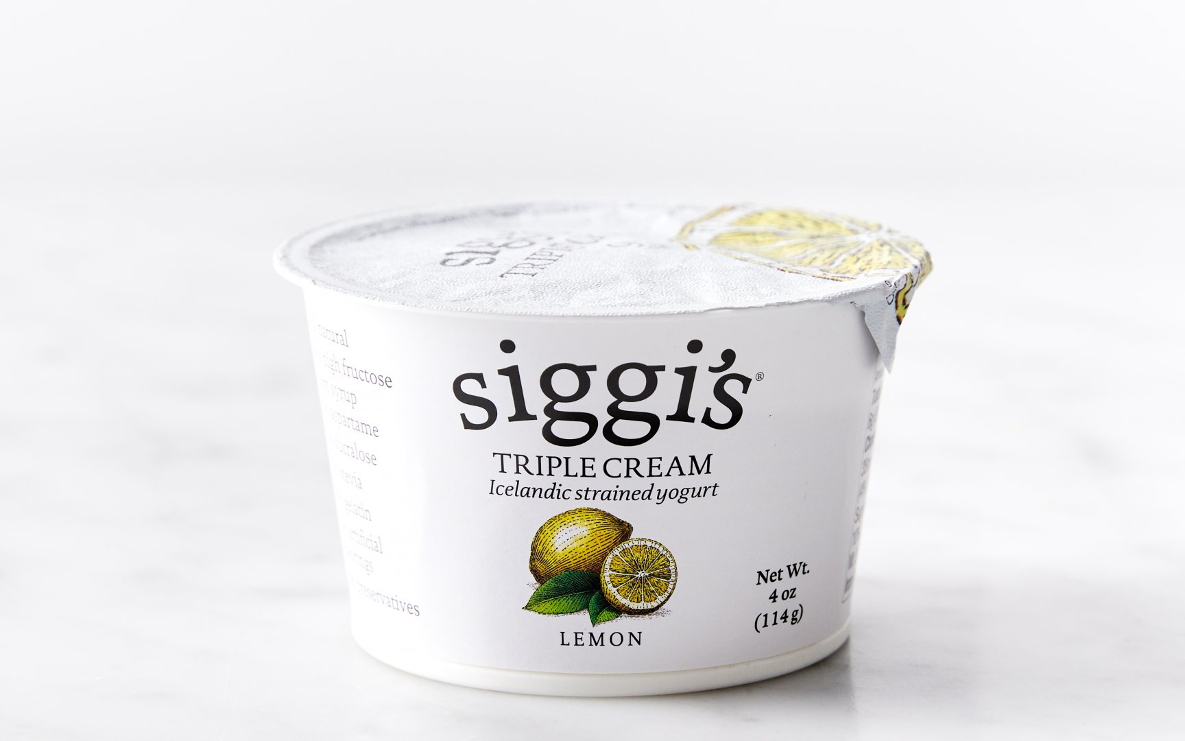 Lemon Skyr Icelandic Strained Triple Cream Yogurt - Siggi's - SF Bay ...