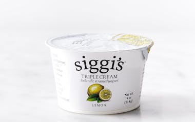 Lemon Skyr Icelandic Strained Triple Cream Yogurt