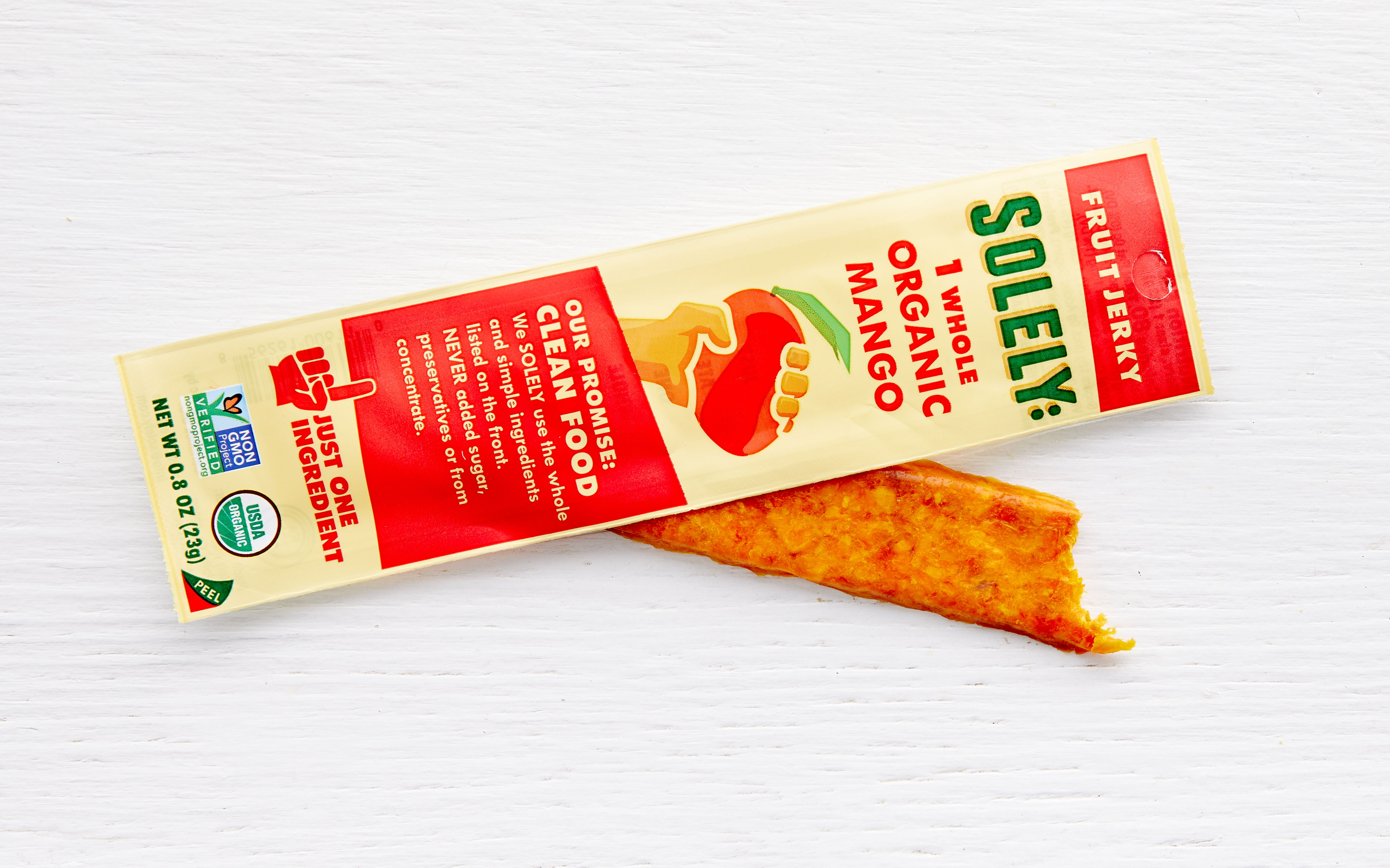 Organic Mango Fruit Jerky 1 count Solely Good Eggs