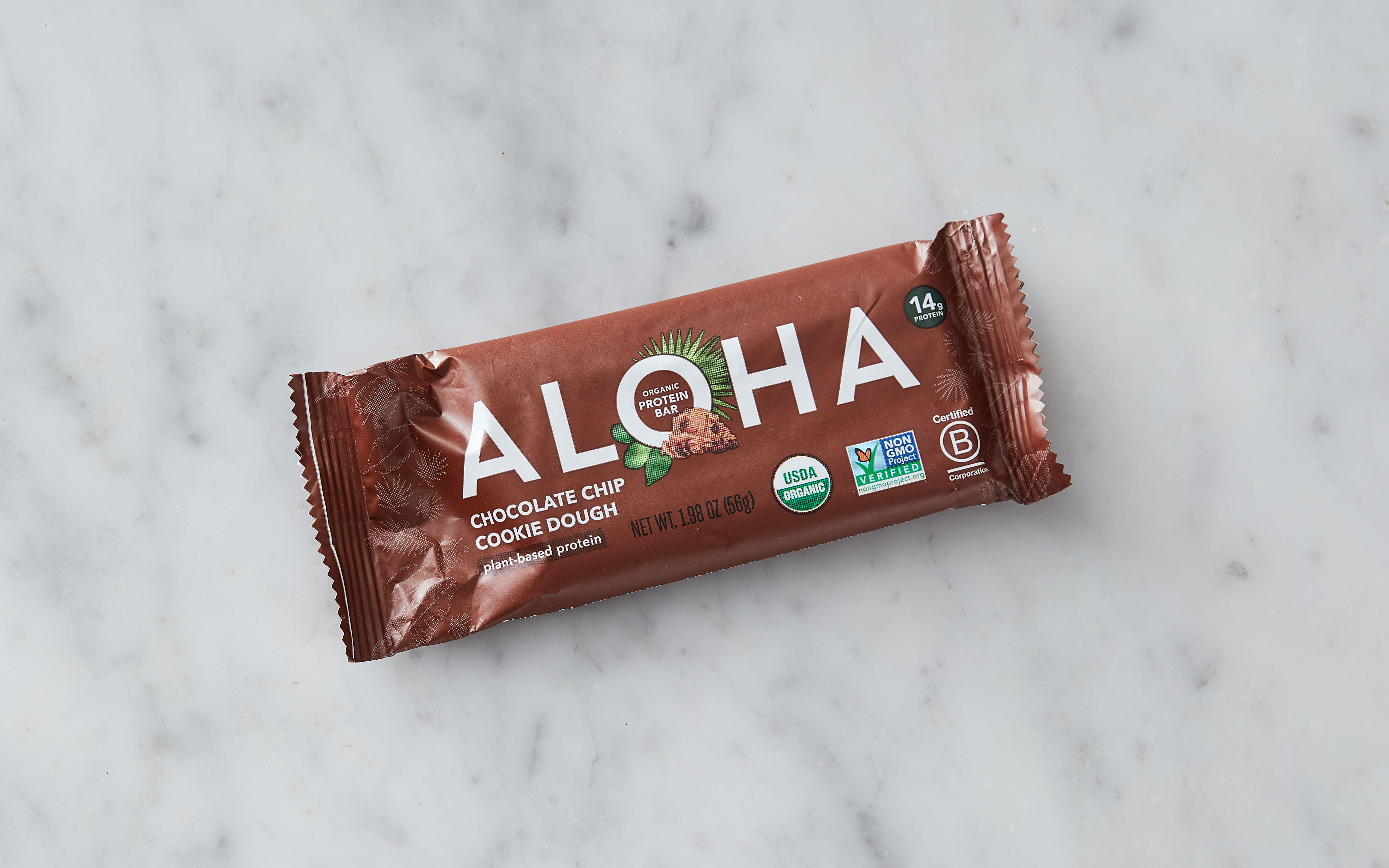 Chocolate Chip Cookie Dough Protein Bar 1 count Aloha Good Eggs