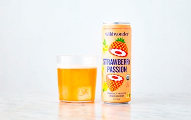 Strawberry Passion Sparkling Prebiotic + Probiotic Drink