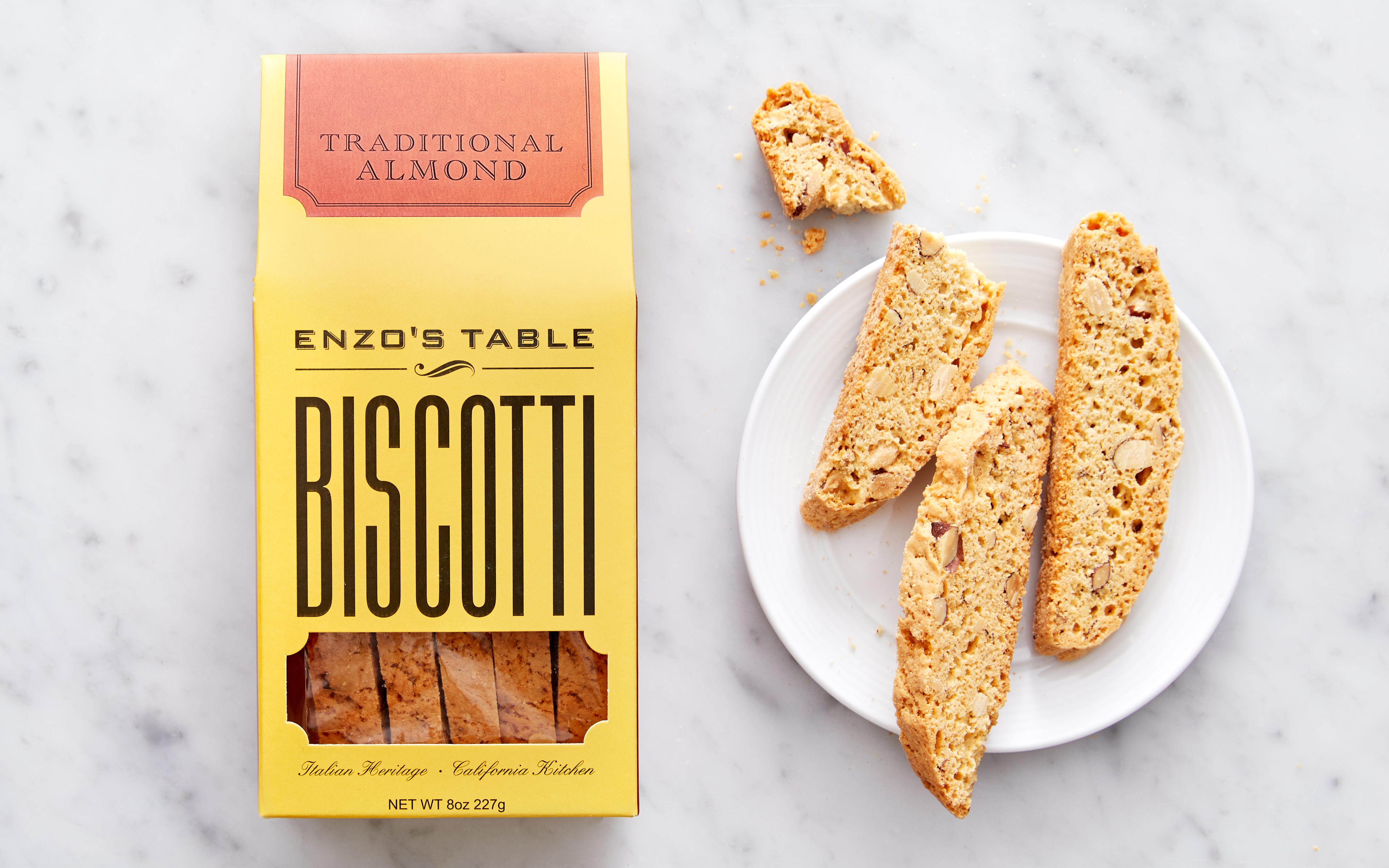 Traditional Almond Biscotti 8 oz ENZO Olive Oil Company Good Eggs
