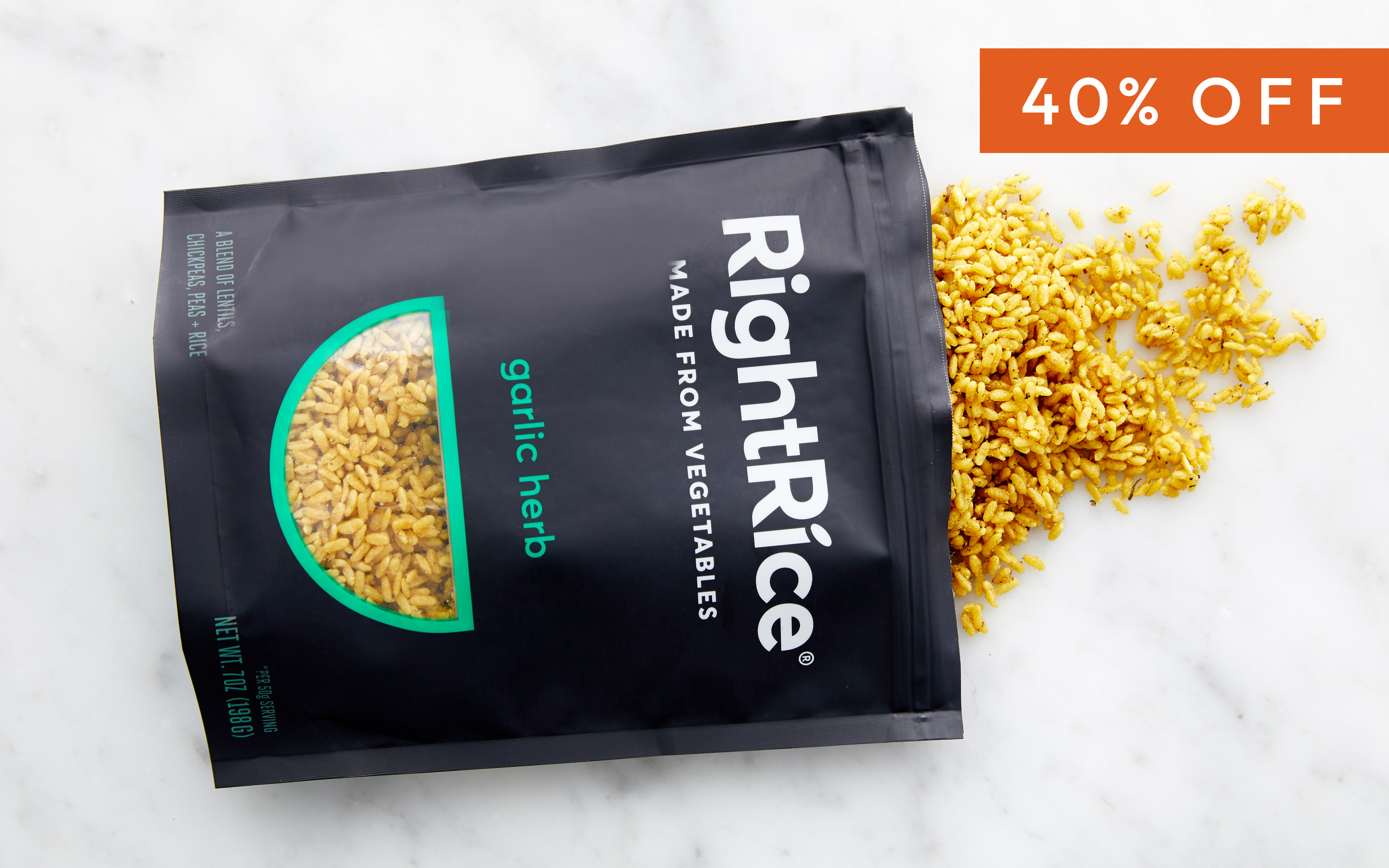 Garlic Herb RightRice Veggie Grain Blend 7 oz RightRice Good Eggs