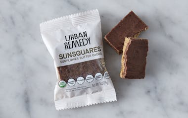 Vegan Sunflower Butter Cacao Squares