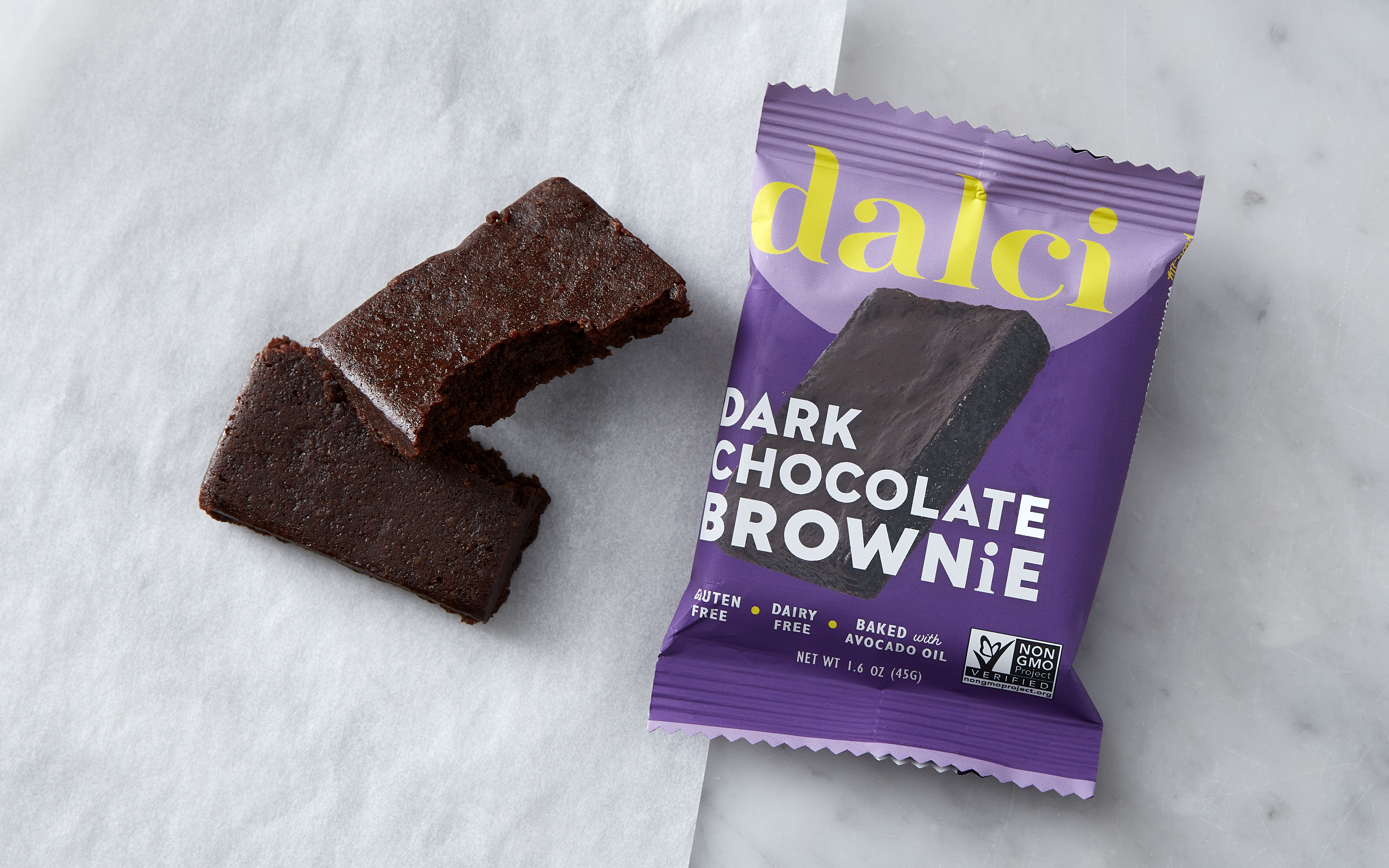 Gut Healthy Dark Chocolate Brownie 1.8 oz Dalci Good Eggs