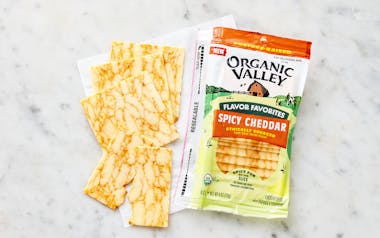 Organic Spicy Cheddar Slices