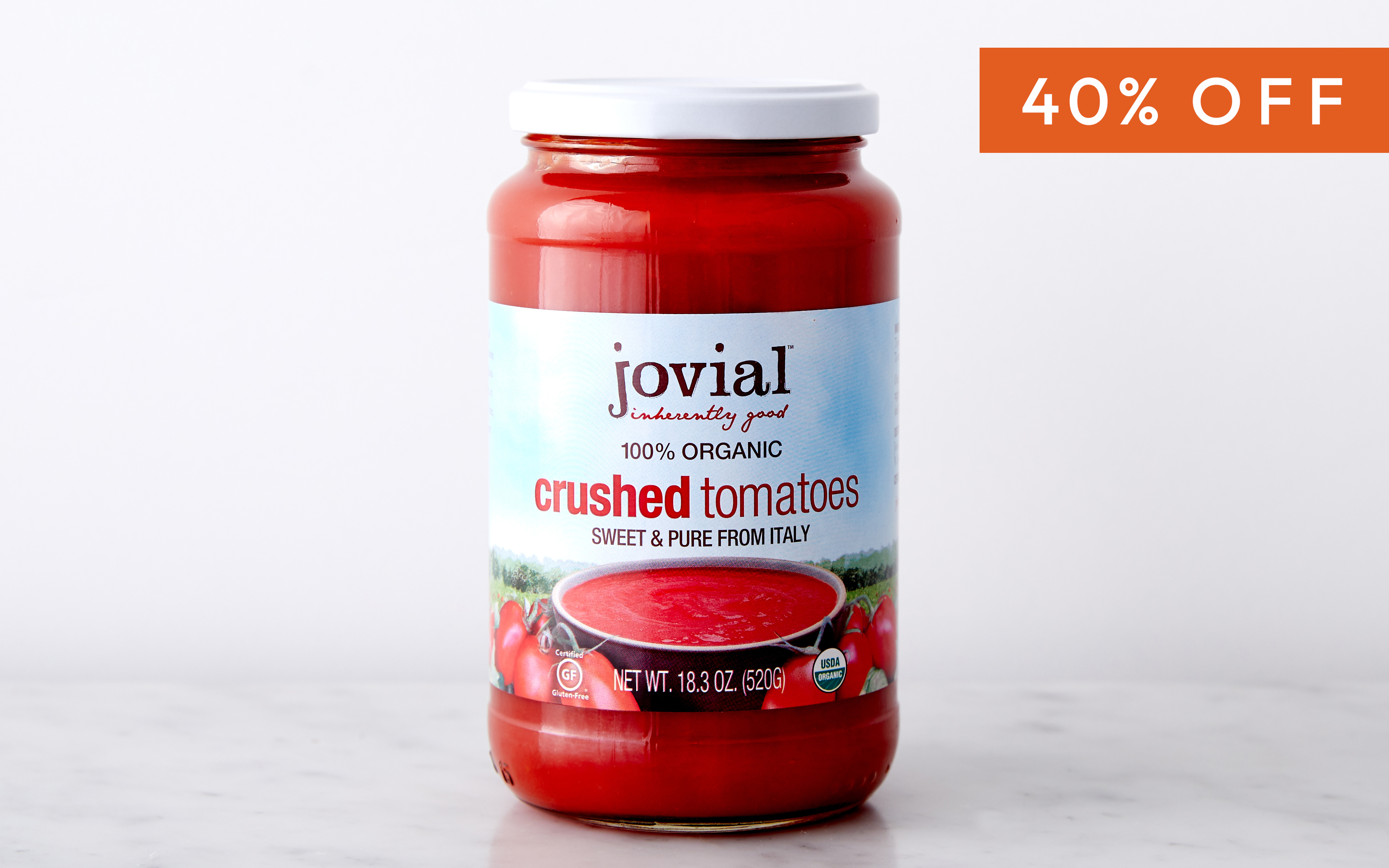 Organic Crushed Tomatoes 18.3 oz Jovial Good Eggs