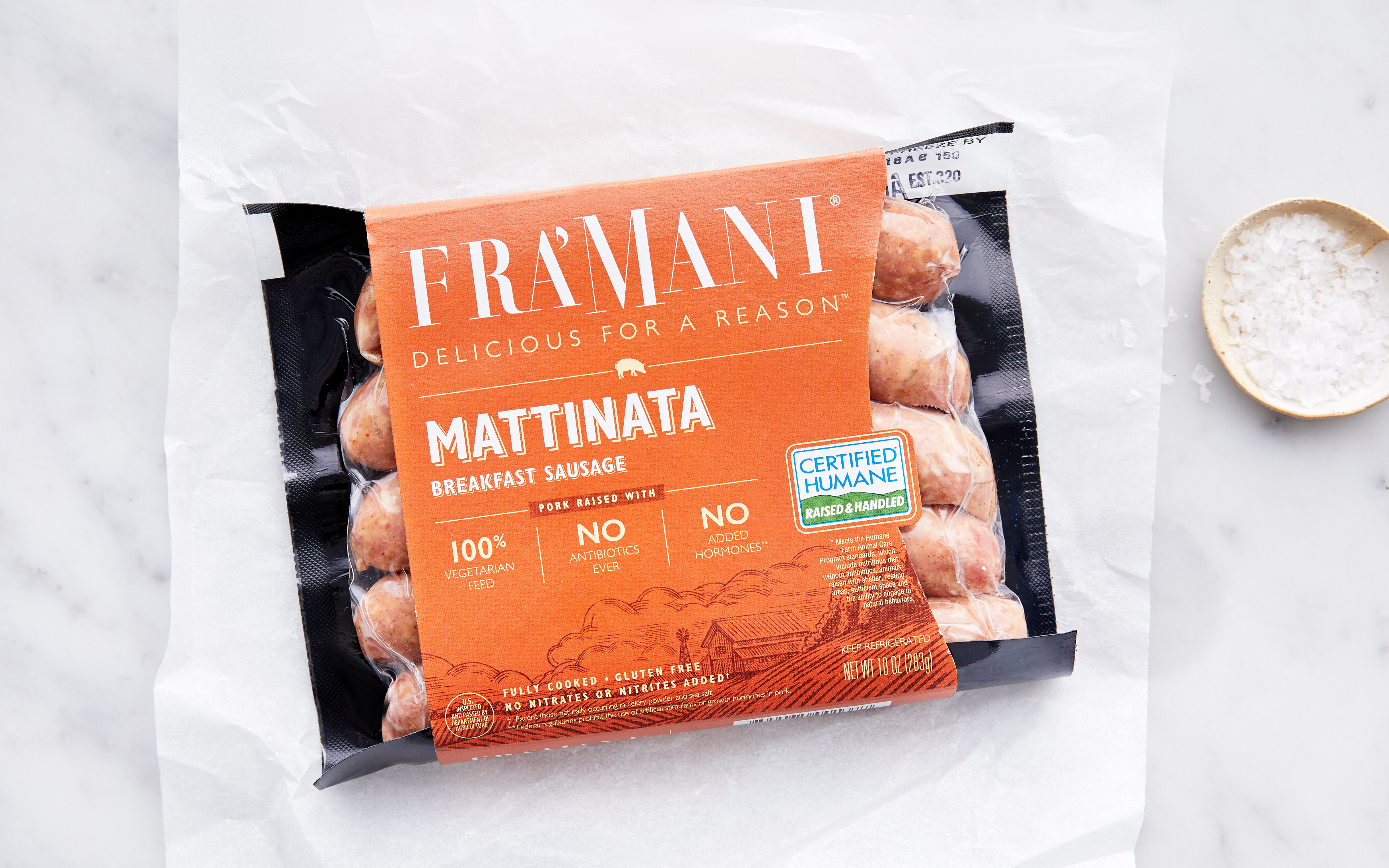 Pork Breakfast Sausage Fra' Mani Handcrafted Foods