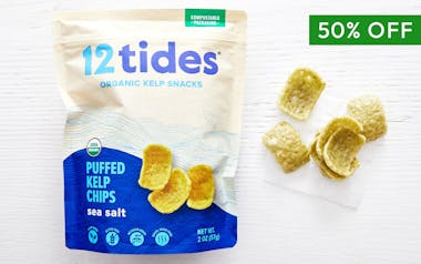 Organic Puffed Kelp Chips Sea Salt