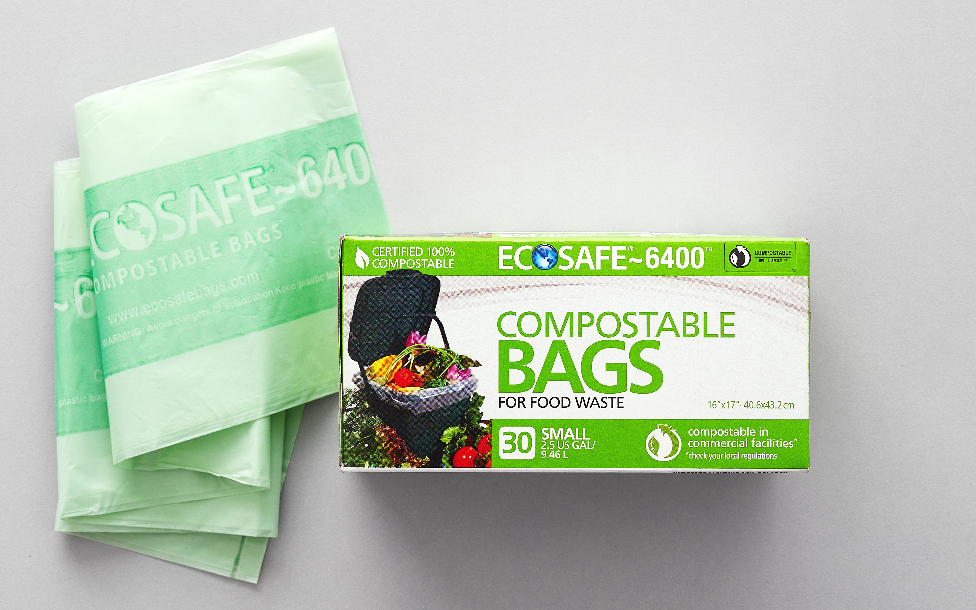 Stout 64 Gal. EcoSafe Compostable Trash Bags (30 Per Box) STOE4860E85 - The  Home Depot