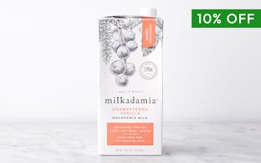 Unsweetened Vanilla Macadamia Nut Milk