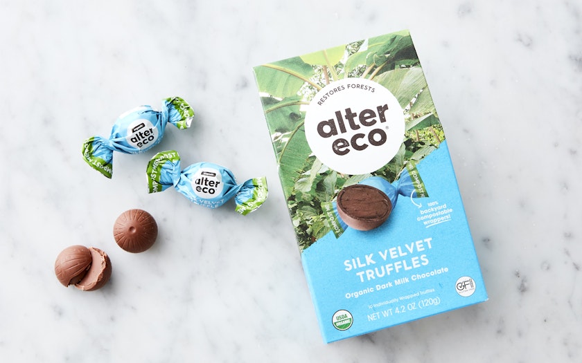 Alter Eco - Velvet Truffles, Dark Milk Chocolate, 39% Cocoa, Organic