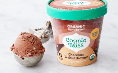 Organic Chocolate Walnut Brownie Vegan Ice Cream