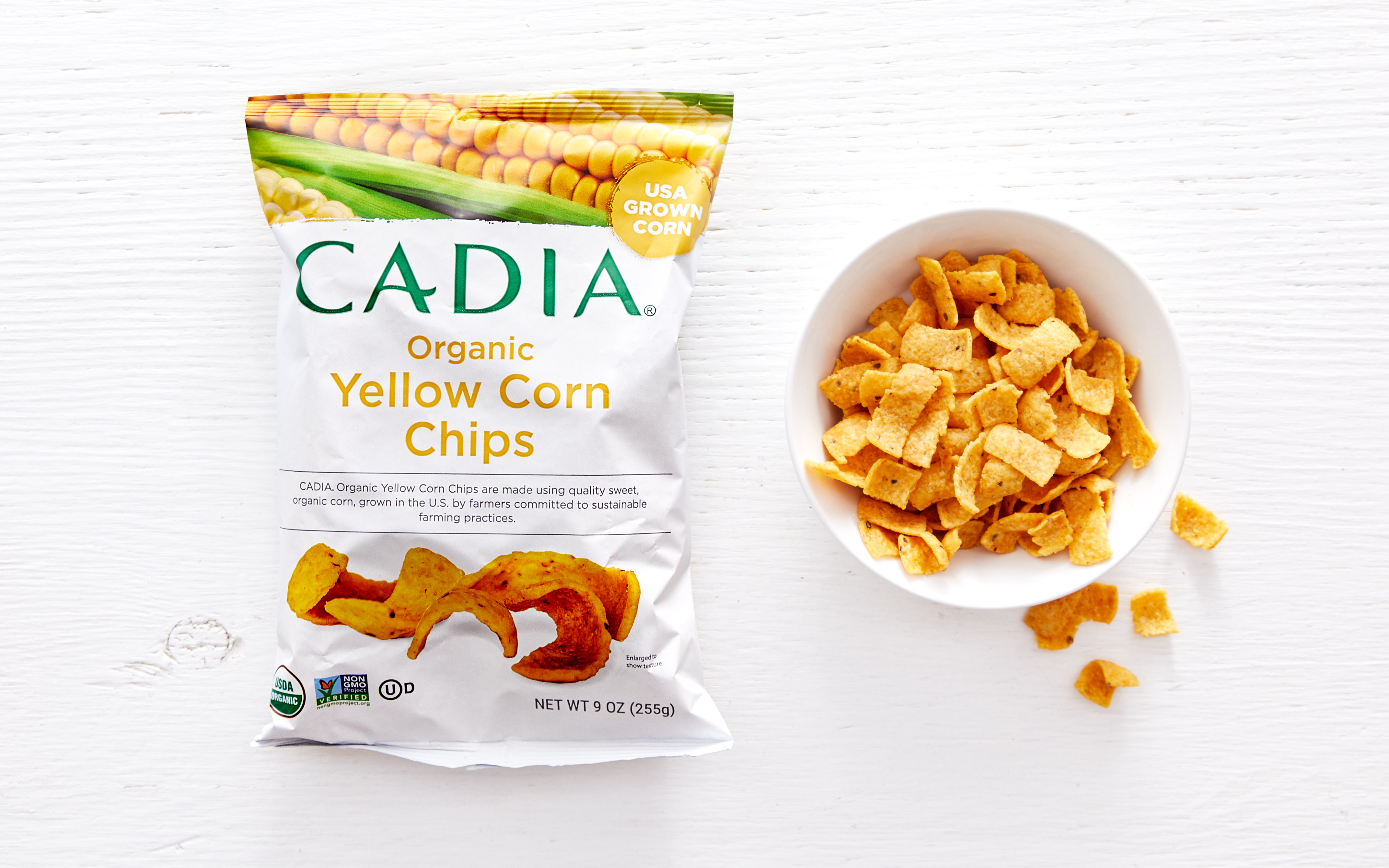 Organic Yellow Corn Chips 9 oz Cadia Good Eggs