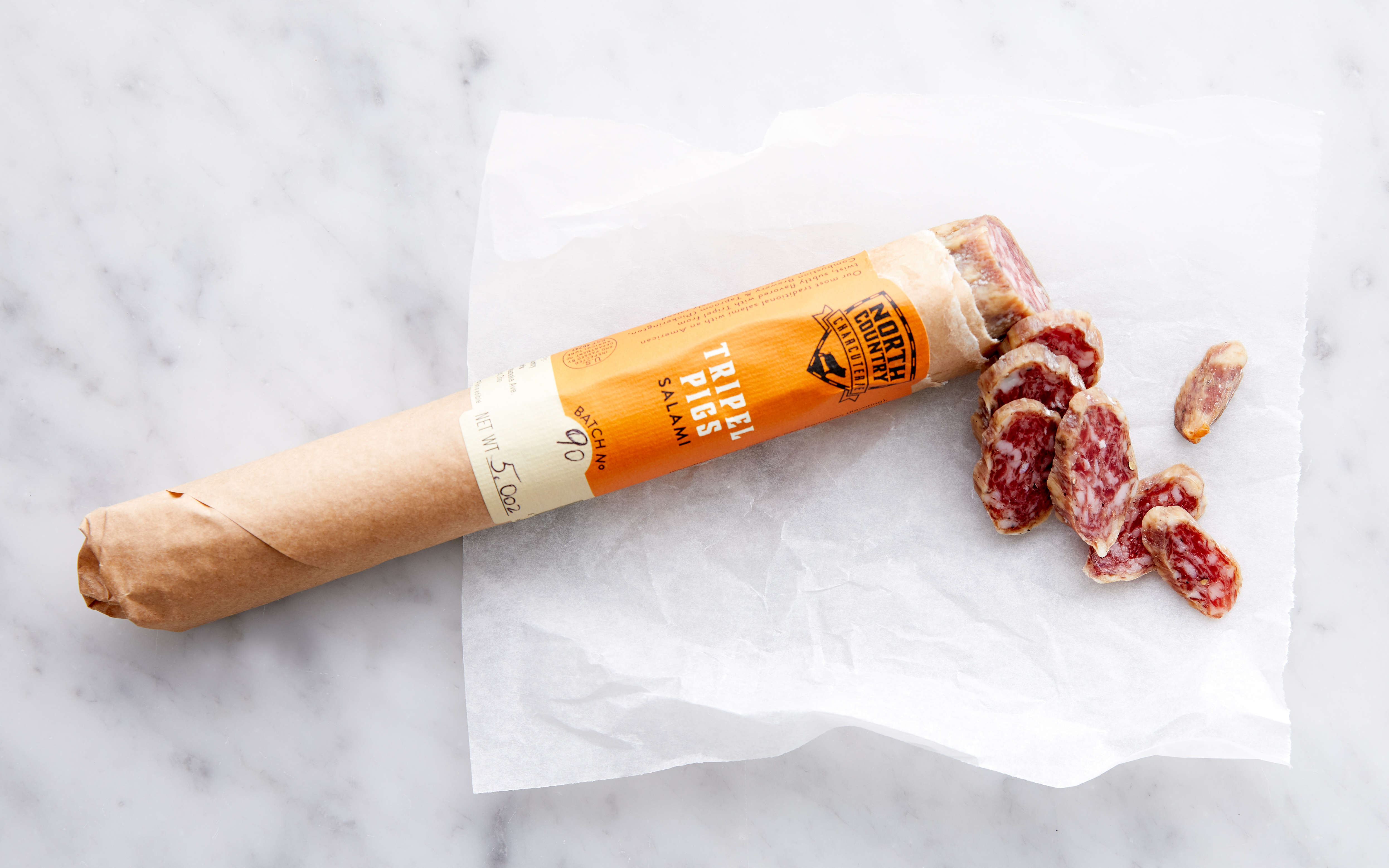 Tripel Pigs Salami 5 oz North Country Charcuterie Good Eggs