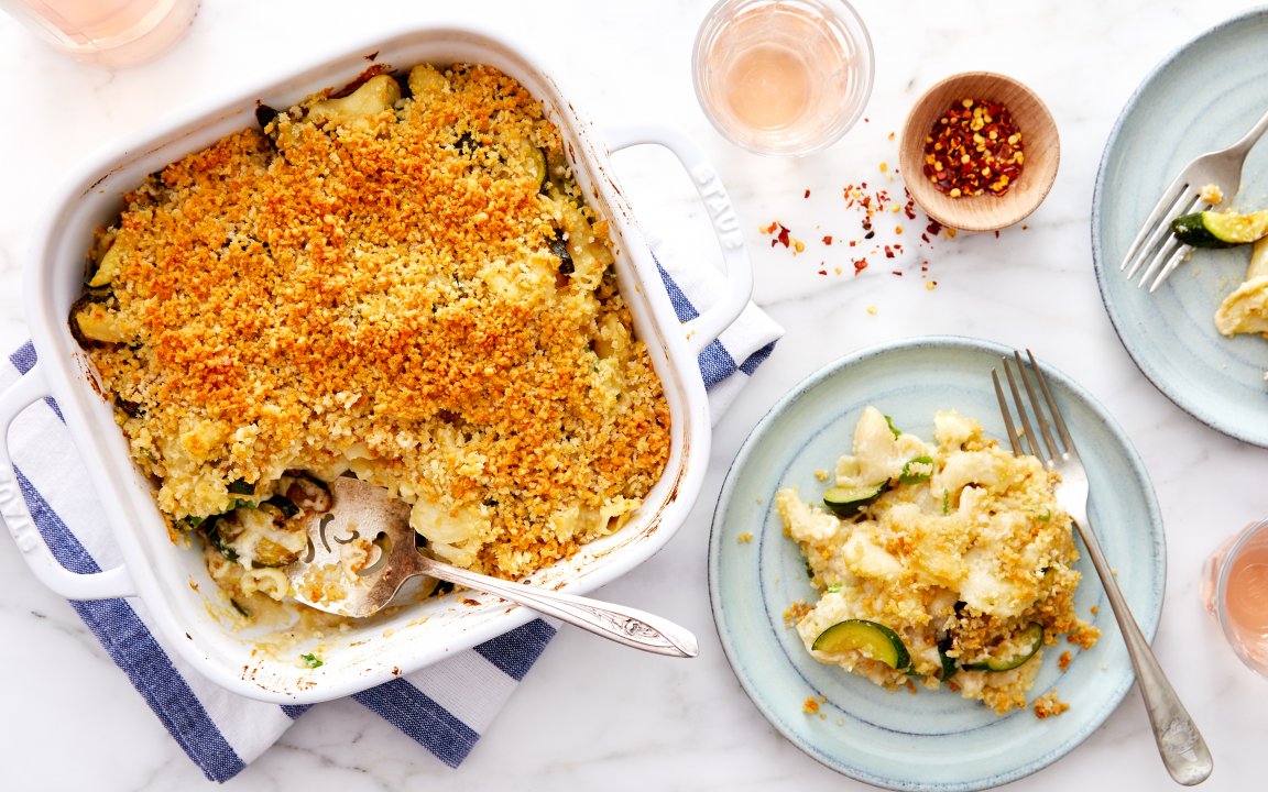 Summer Pasta Bake with Zucchini Lemon Good Eggs Meal Kits