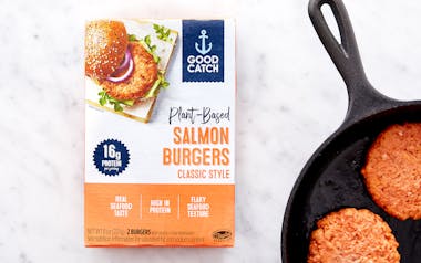Plant-Based Salmon Burgers