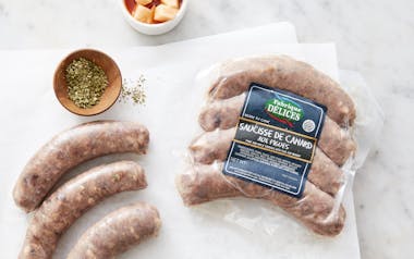 Pork & Duck Sausages with Figs & Brandy