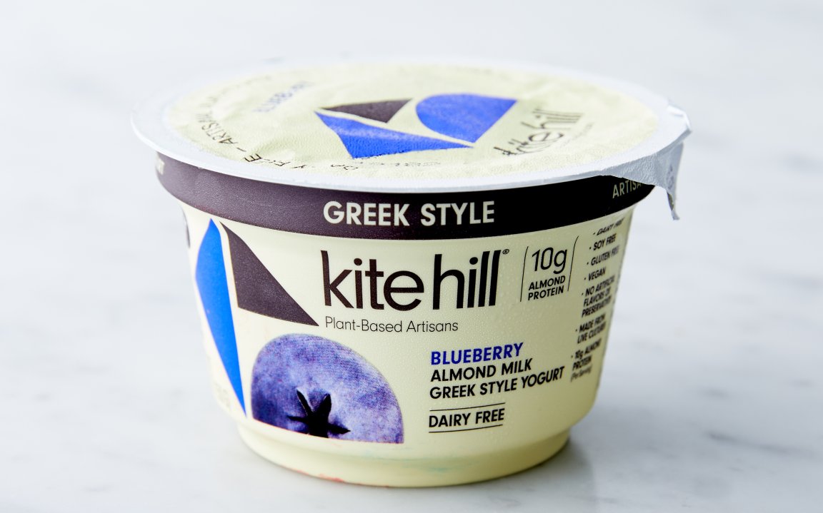 Blueberry GreekStyle Almond Milk Yogurt 5.3 oz Kite Hill Good Eggs