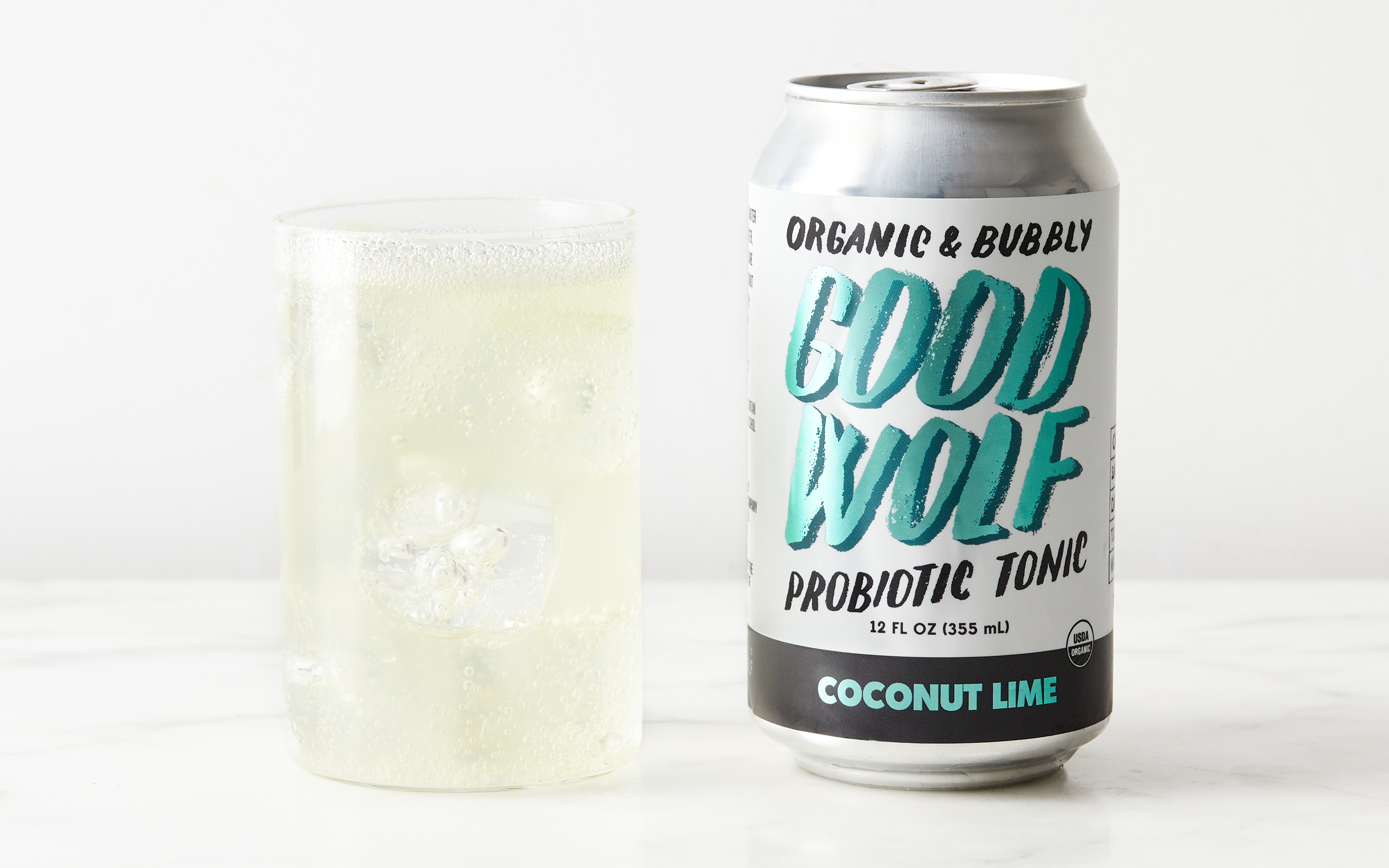 Coconut Lime Water Kefir 12 fl oz Goodwolf Water Kefir Good Eggs