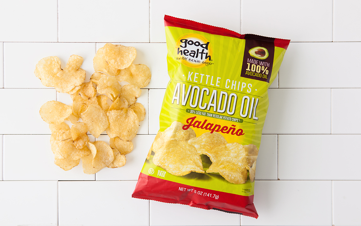 Jalapeño Avocado Oil Kettle Chips 5 oz Good Health Snacks Good Eggs
