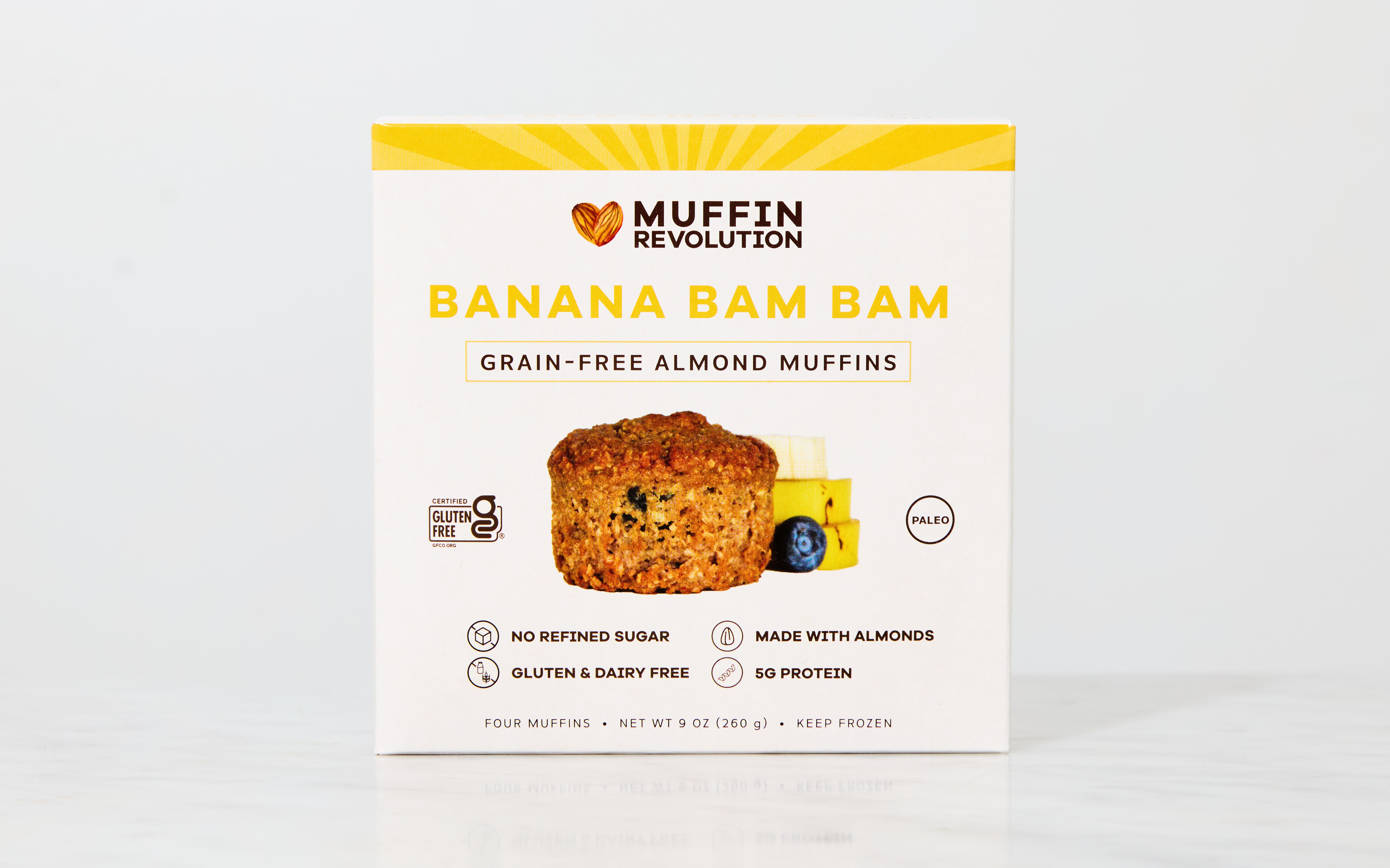 Banana Bam Bam Paleo Muffins (Frozen) count Good Eggs