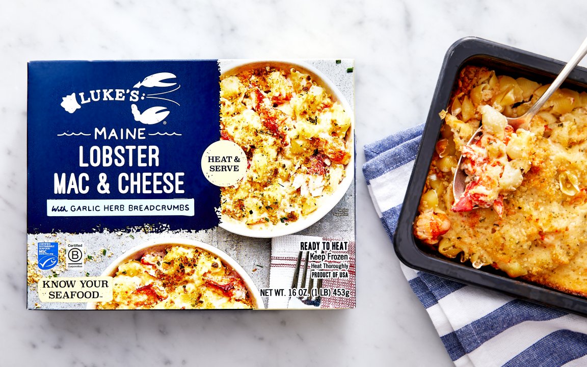 Maine Lobster Mac & Cheese 16 oz Luke's Lobster Good Eggs