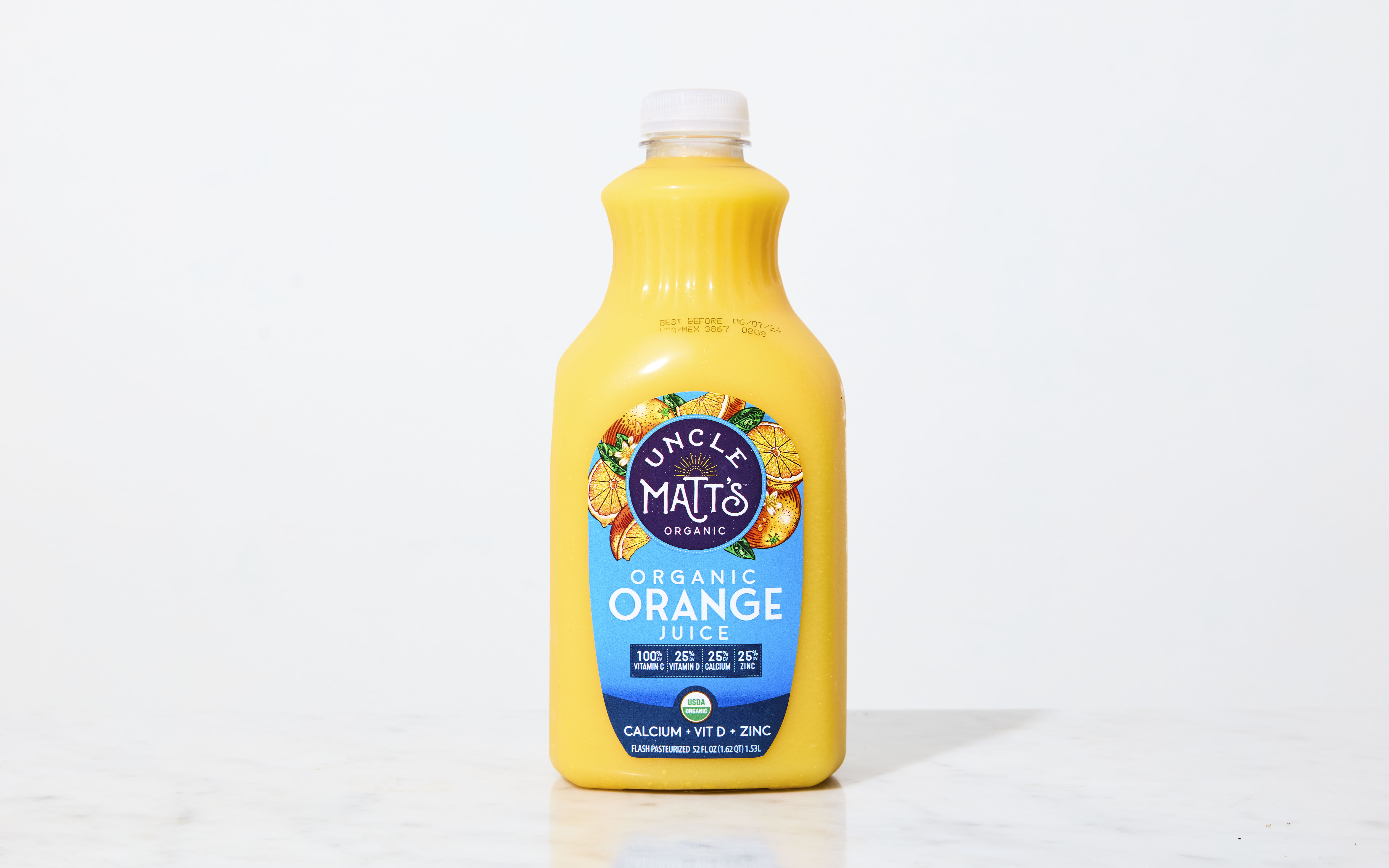 Organic Orange Juice with Calcium and Vitamin D 52 oz Uncle