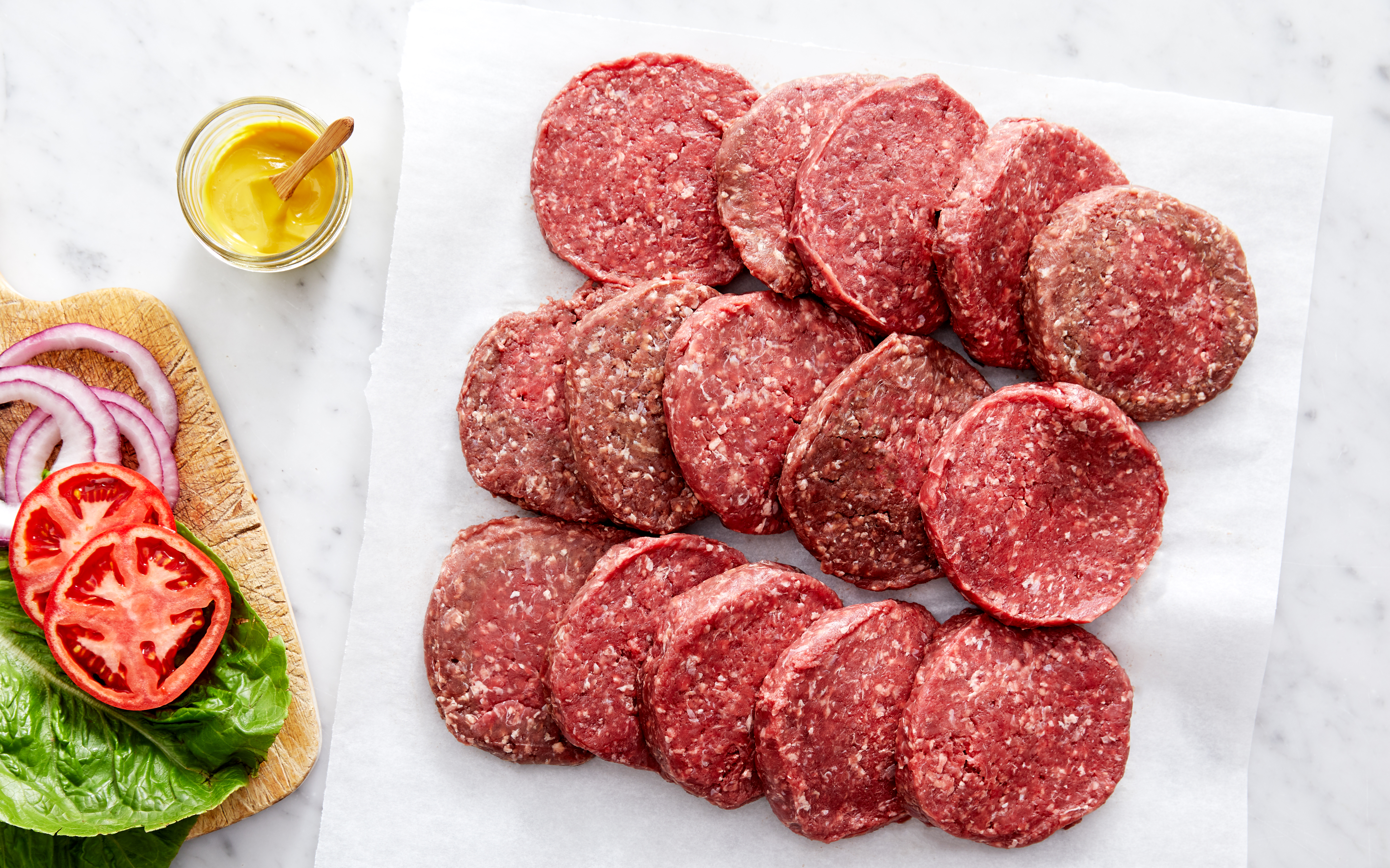 Party Pack GrassFed Bison Burger Patties 5 lb The Honest Bison