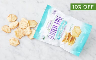 Gluten-Free Crispy Sea Salt Baked Crackers